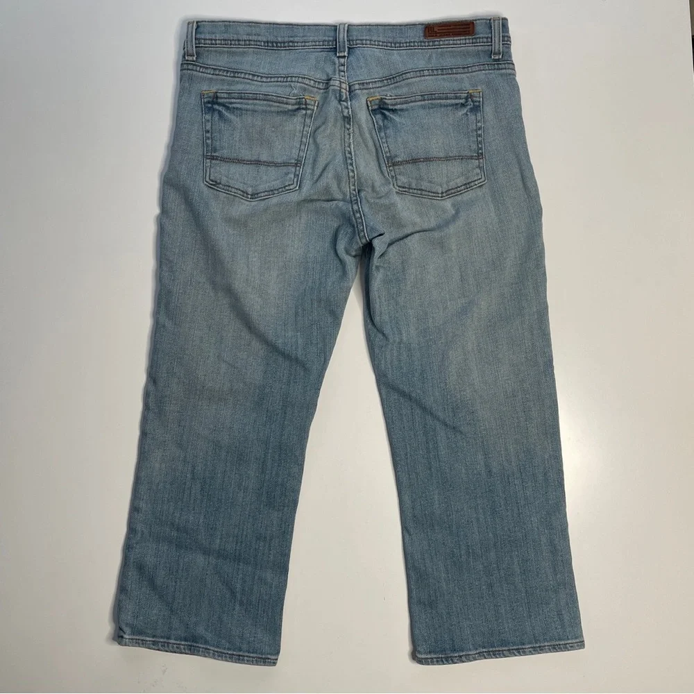 POLO‎ RALPH LAUREN Stretch Cropped Jean Womens 8 (32x22) Blue Stretch Straight